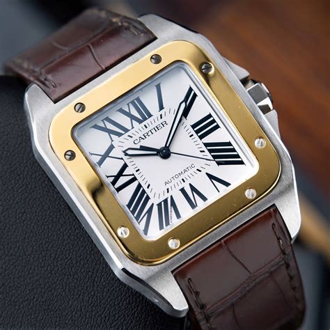 cartier santos 100 watches